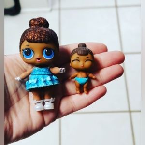 MGA LOL Surprise Dolls Glitter Series Miss Baby & Lil Sis